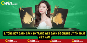 1. Tong hop danh sach 10 trang web danh de online uy tin nhat Viet Nam